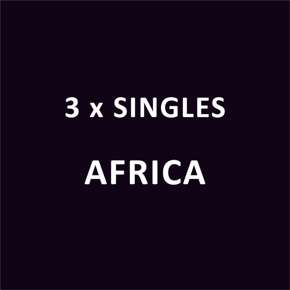 3 X SINGLES - Africa